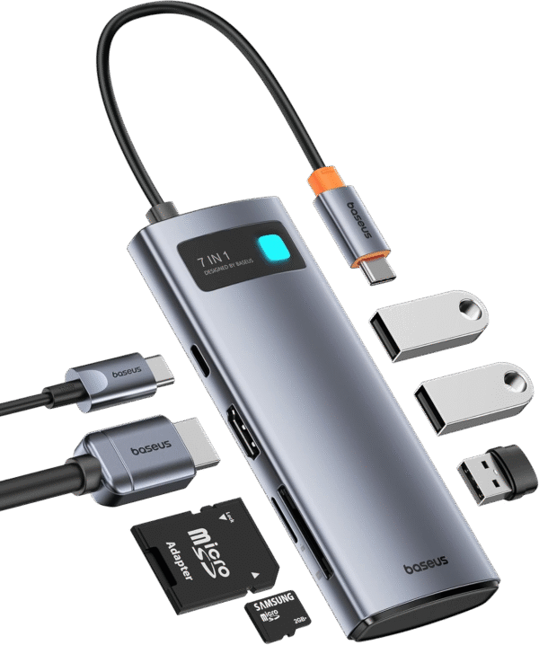 Hub Adaptador Baseus 7 en 1 USB-C